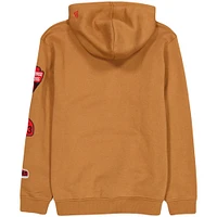 Men's New Era  Brown Toronto Raptors Oversized Victory Grove Pullover Hoodie