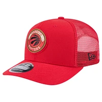 Men's New Era  Red Toronto Raptors Victory Grove Circle Patch 9SEVENTY Adjustable Hat