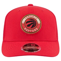 Men's New Era  Red Toronto Raptors Victory Grove Circle Patch 9SEVENTY Adjustable Hat