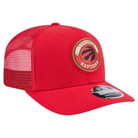 Men's New Era  Red Toronto Raptors Victory Grove Circle Patch 9SEVENTY Adjustable Hat