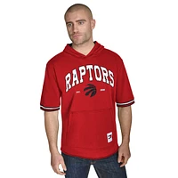 Sweat à capuche manches courtes en molleton rouge Toronto Raptors Paul de Tommy Jeans pour homme
