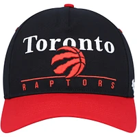 Casquette ajustable Super Hitch des Raptors de Toronto '47 pour hommes, noir/rouge