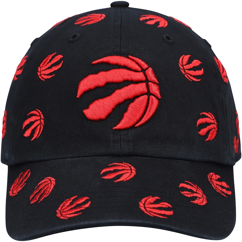 Casquette réglable '47 Black Toronto Raptors Confetti Cleanup pour homme