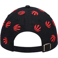 Casquette réglable '47 Black Toronto Raptors Confetti Cleanup pour homme