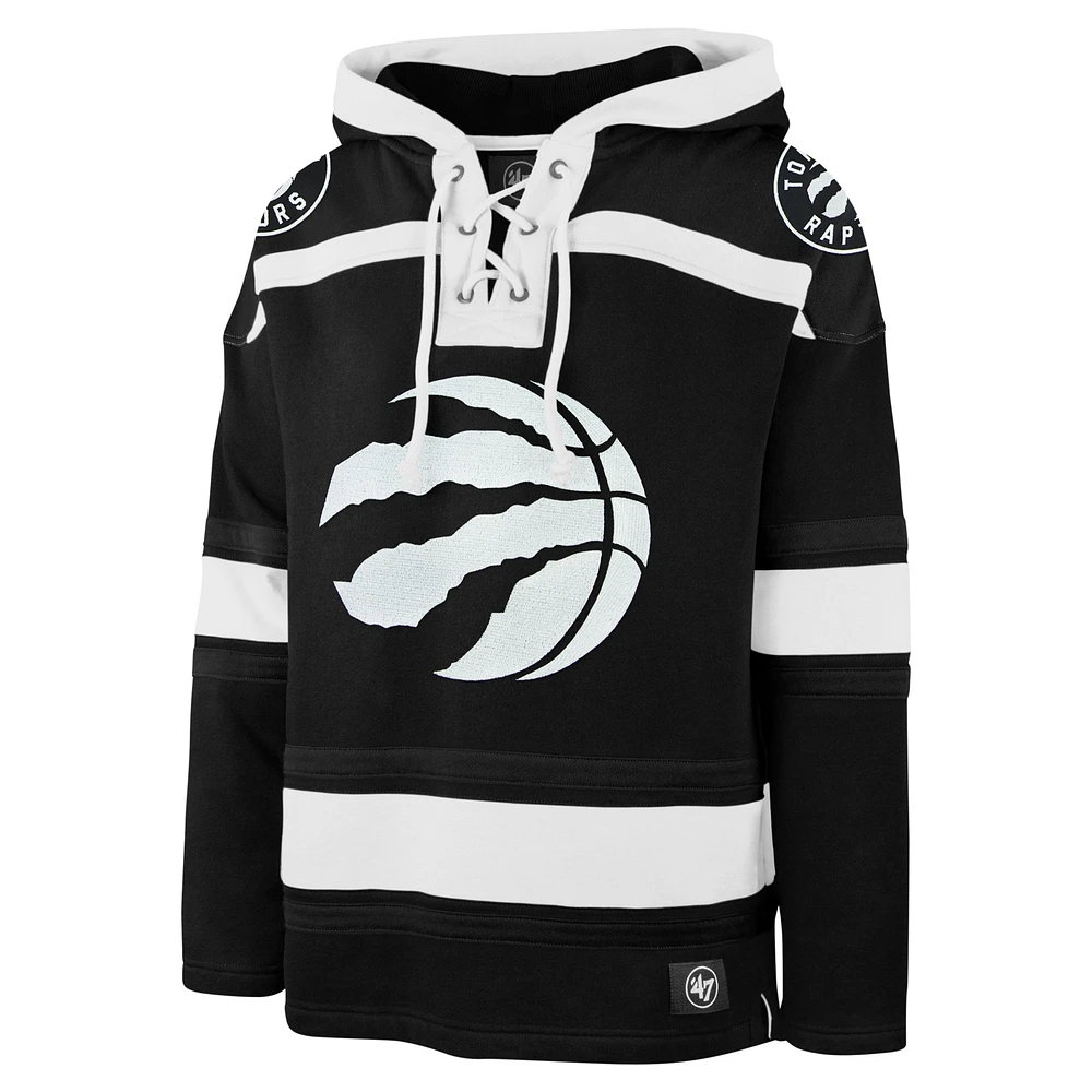 Sweat à capuche noir lacets '47 des Raptors de Toronto pour hommes