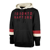 '47 Black Toronto Raptors Premier Wordmark Lennox pour hommes - Chandail à capuchon