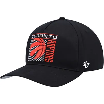 Toronto Raptors '47 Reflex Hitch Snapback Hat - Black