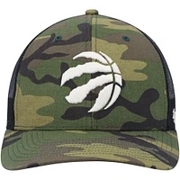 Men's '47  Camo/Black Toronto Raptors Trucker Snapback Hat