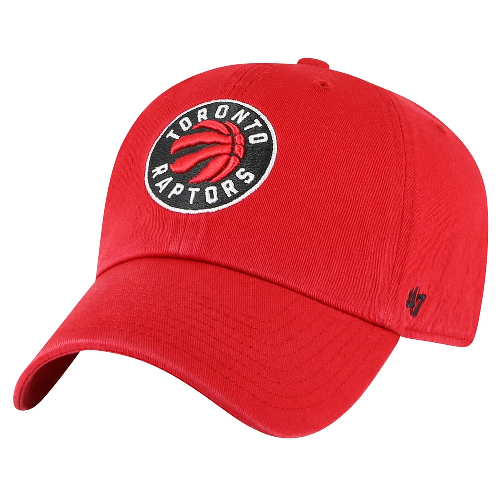 Casquette ajustable Clean Up '47 des Raptors de Toronto pour hommes, rouge