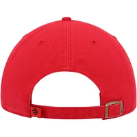 Casquette réglable '47 Red Toronto Raptors Team Clean Up pour hommes