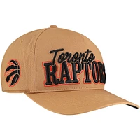 Casquette ajustable Barnes Hitch '47 Tan Toronto Raptors pour homme