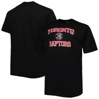 Men's Black Toronto Raptors Big & Tall Heart Soul T-Shirt