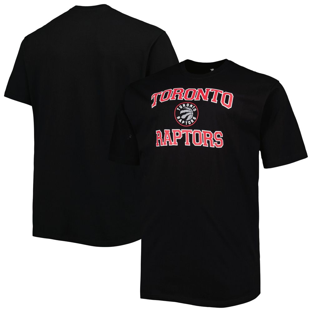 Men's Black Toronto Raptors Big & Tall Heart Soul T-Shirt