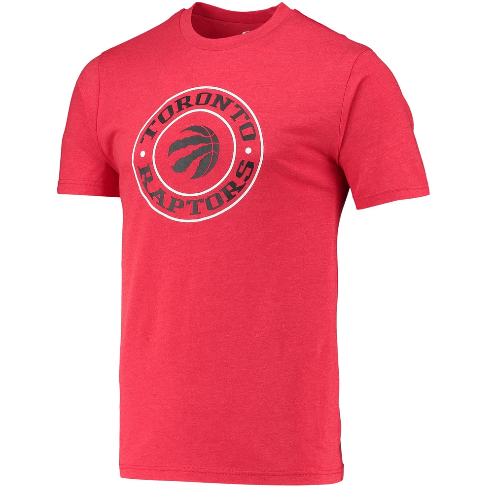 Ensemble de nuit T-shirt et short Toronto Raptors Concepts Sport pour hommes, noir/rouge