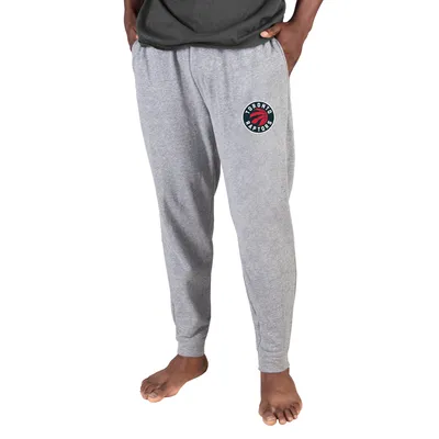 Toronto Raptors Concepts Sport Mainstream Cuffed Terry Pants - Gray