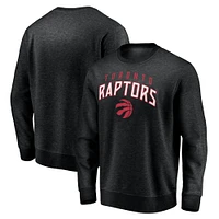 Sweat-shirt noir Fanatics pour hommes des Raptors de Toronto Game Time Arch