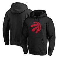 Sweat à capuche ajusté noir avec logo principal des Raptors de Toronto Fanatics pour hommes