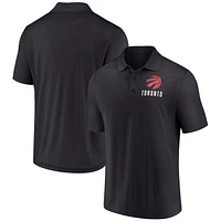 Men's Fanatics  Black Toronto Raptors Lockup Polo