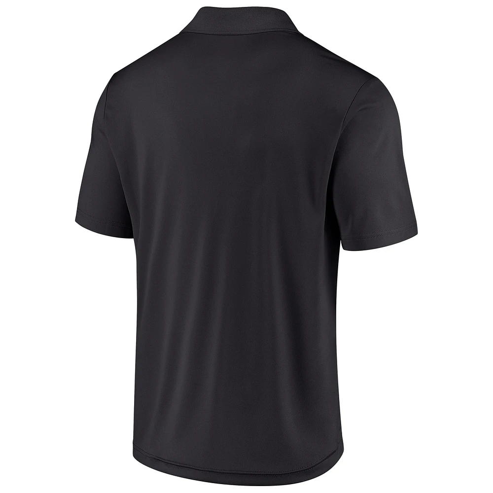 Men's Fanatics  Black Toronto Raptors Lockup Polo