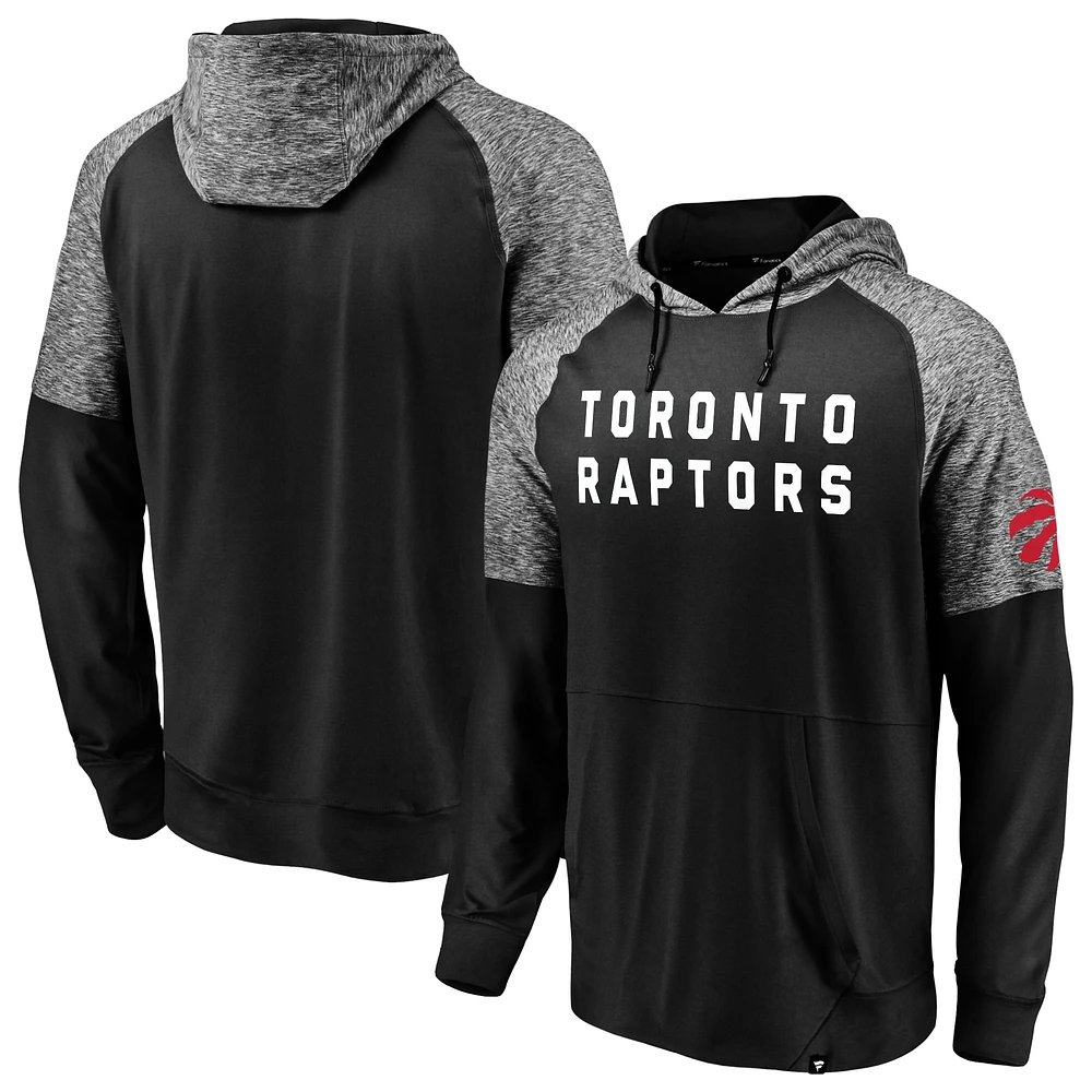 Men's Fanatics Black Toronto Raptors Made To Move - Pullover Hoodie