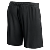 Men's Fanatics Black Toronto Raptors Post Up Mesh Shorts