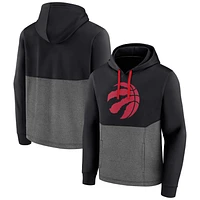 Chandail à capuchon noir Fanatics pour hommes des Raptors de Toronto Winter Camp