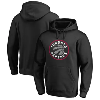 Toronto Raptors Fanatics Branded Primary Logo Pullover Hoodie - Black