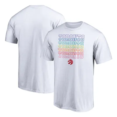 Toronto Raptors Fanatics Branded Team City Pride T-Shirt - White
