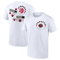 T-shirt blanc fanatiques des Raptors de Toronto Street Collective pour hommes