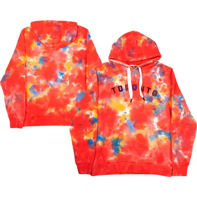 Men's FISLL Toronto Raptors Tie-Dye Pullover Hoodie