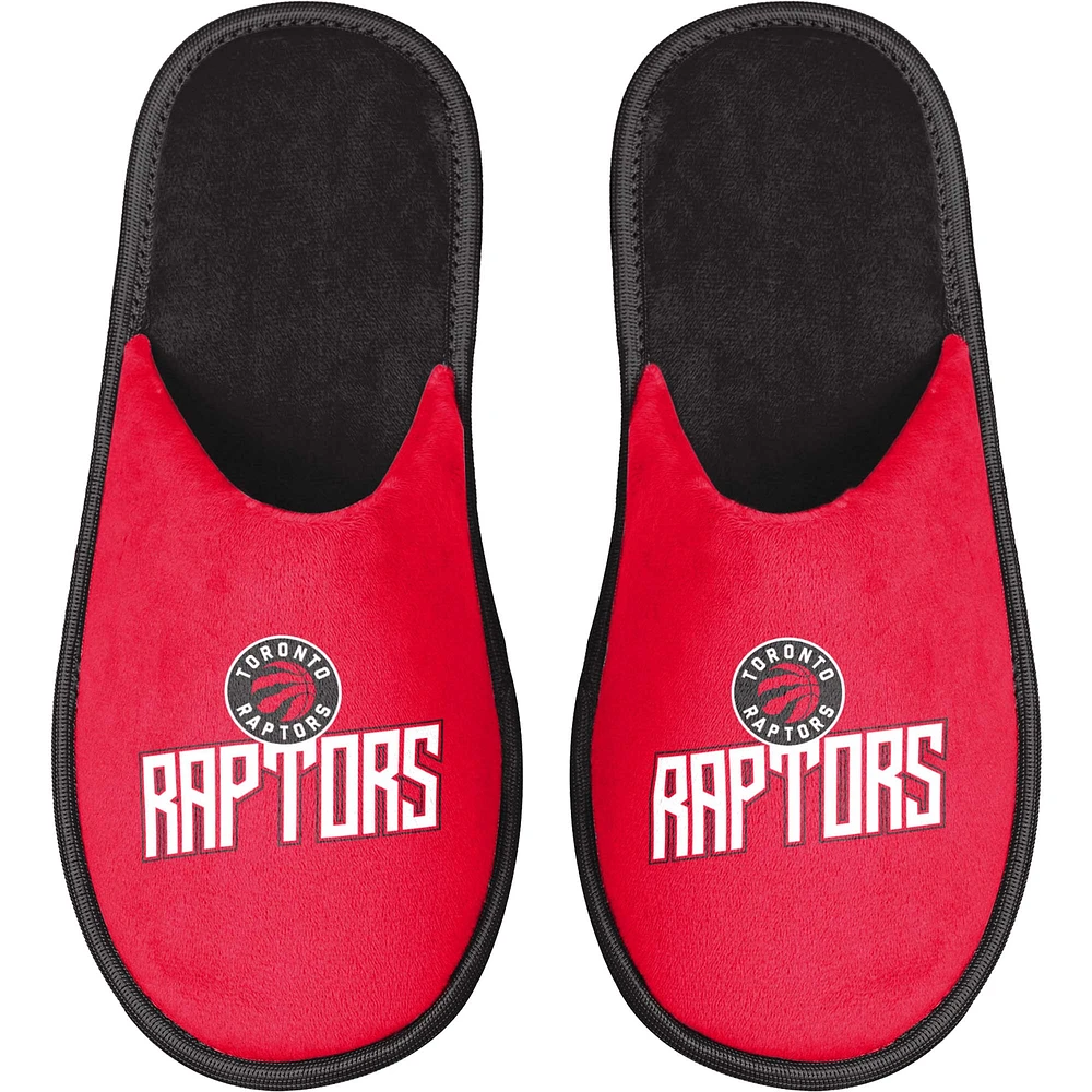 Men's FOCO Toronto Raptors Scuff Slide Slippers