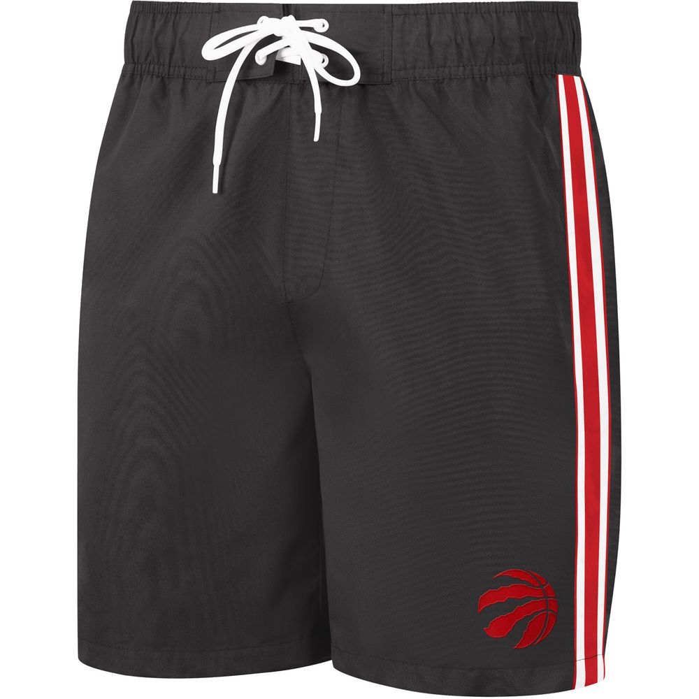 Men's G-III Sports by Carl Banks Black Toronto Raptors Volley - Swim Shorts