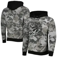 Sweat à capuche noir Hugo Boss Toronto Raptors Camo pour homme