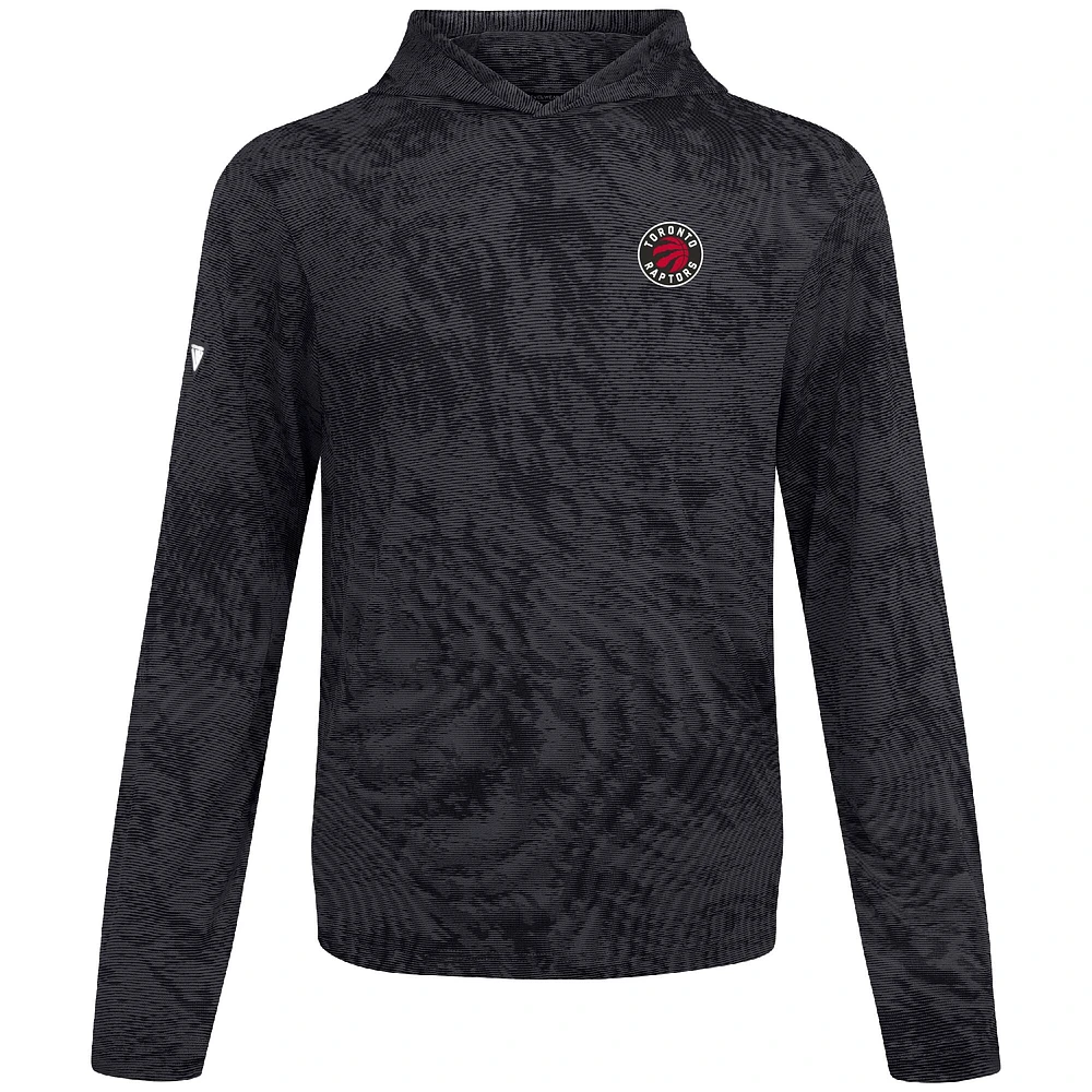 Men's Levelwear Black Toronto Raptors Platform Pullover Hoodie