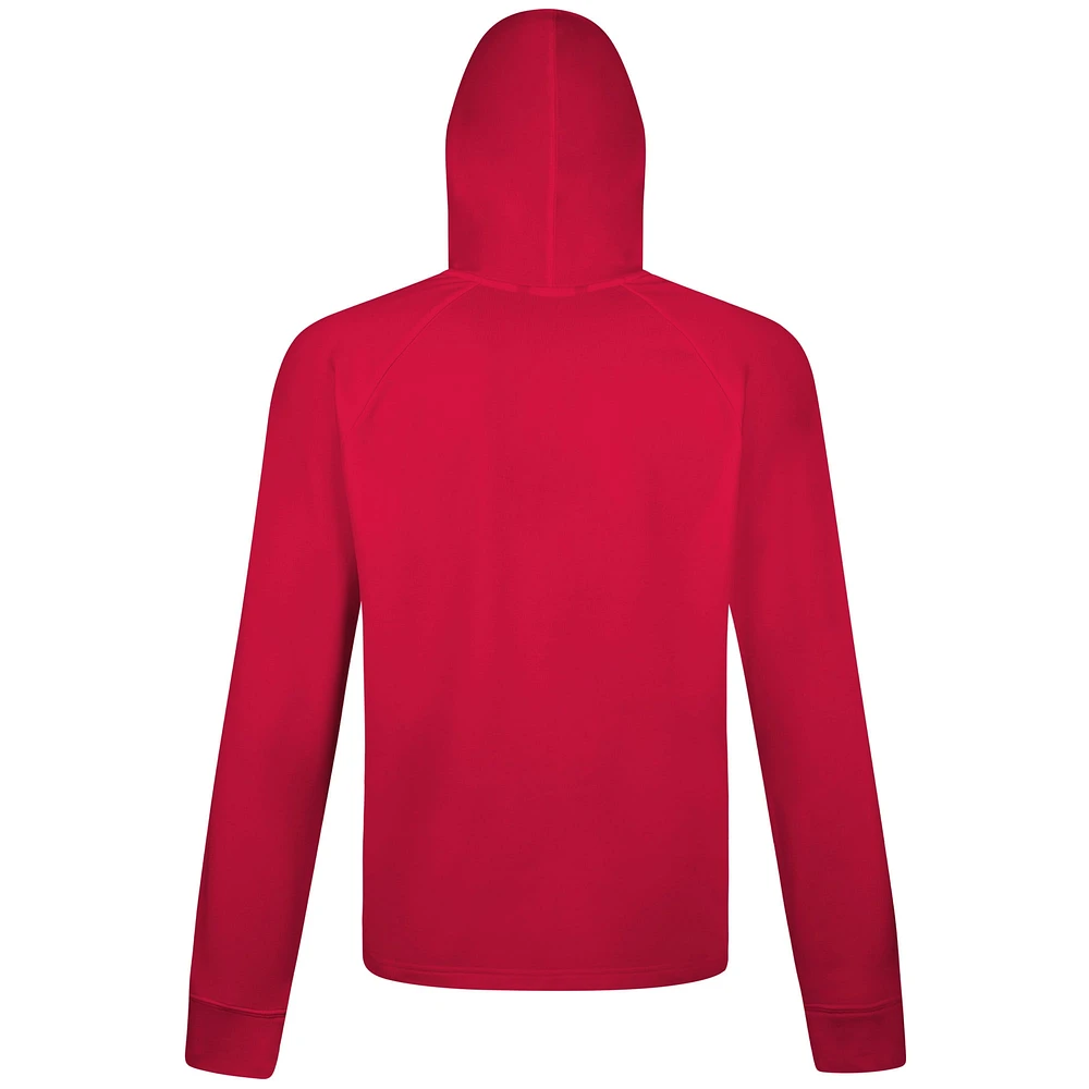 Men's Levelwear Red Toronto Raptors Dimension R Pullover Hoodie