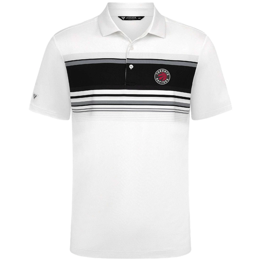 Polo blanc Onward des Raptors de Toronto pour homme Levelwear