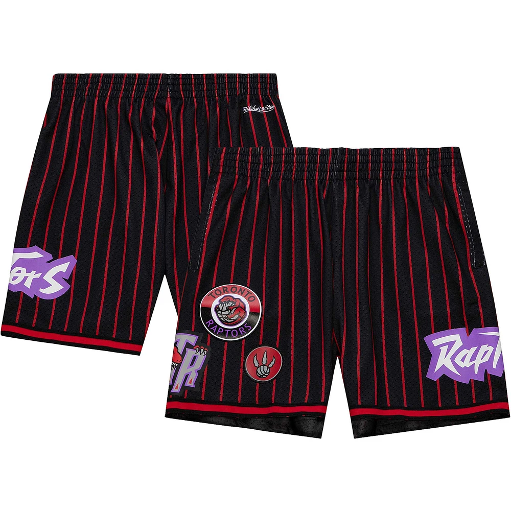 Short noir de la collection City des Raptors Toronto Mitchell & Ness pour homme