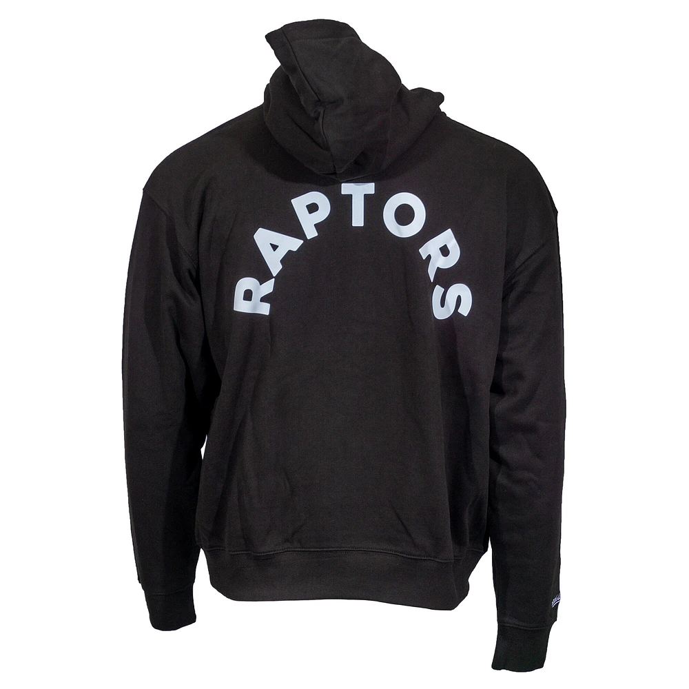 Sweat à capuche surdimensionné noir Toronto Raptors Doughnut Crumbs pour homme de Mitchell & Ness