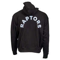 Sweat à capuche surdimensionné noir Toronto Raptors Doughnut Crumbs pour homme de Mitchell & Ness