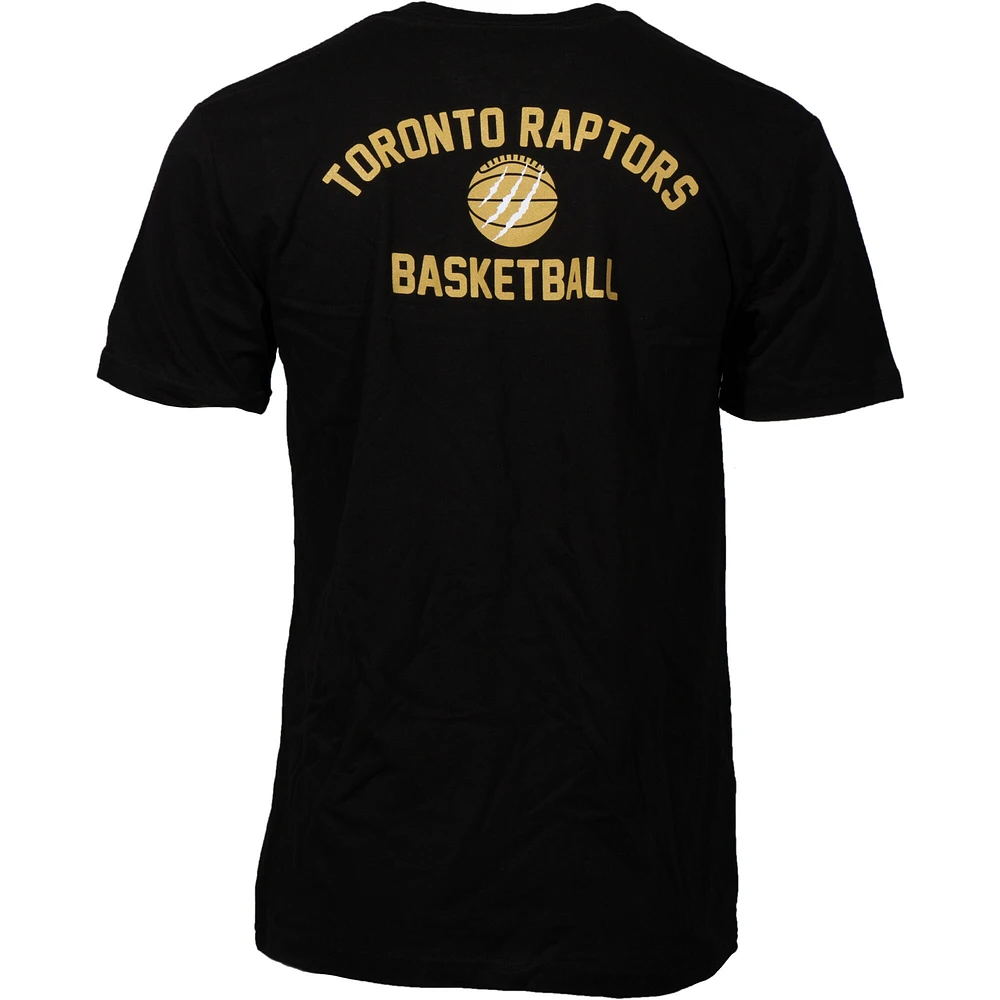 T-shirt noir Mitchell & Ness Toronto Raptors Eye Of The Tiger pour homme