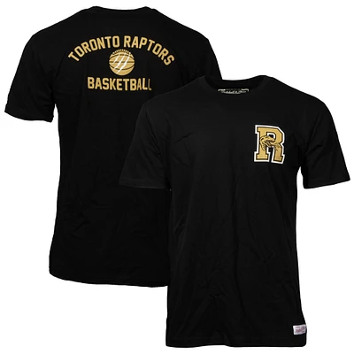 T-shirt noir Mitchell & Ness Toronto Raptors Eye Of The Tiger pour homme