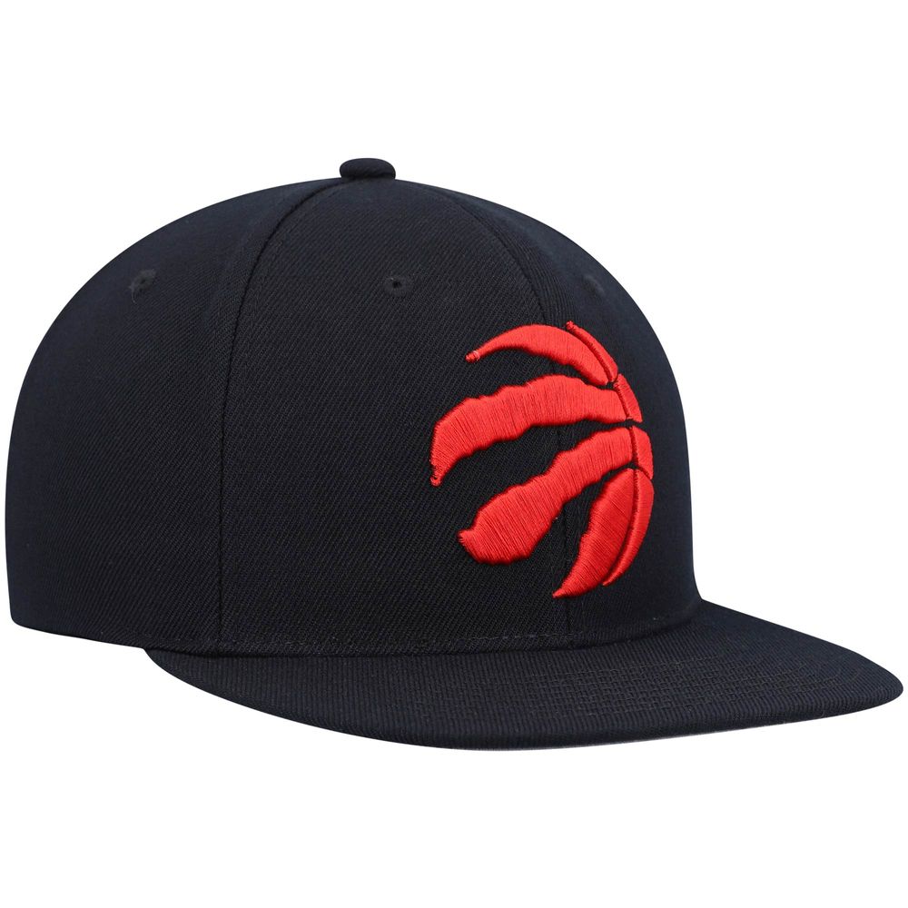 Men's Mitchell & Ness Black Toronto Raptors Ground 2.0 Snapback Hat