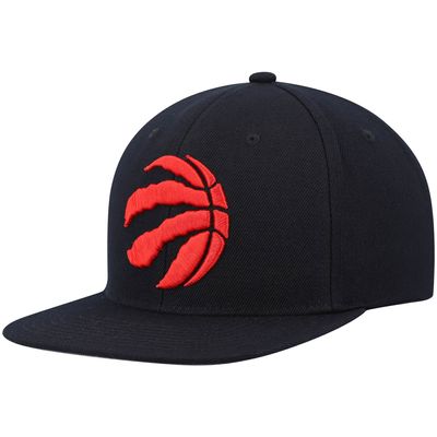 Men's Mitchell & Ness Black Toronto Raptors Ground 2.0 Snapback Hat