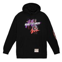 Men's Mitchell & Ness Black Toronto Raptors Hardwood Classics Hyper Hoops - Pullover Hoodie