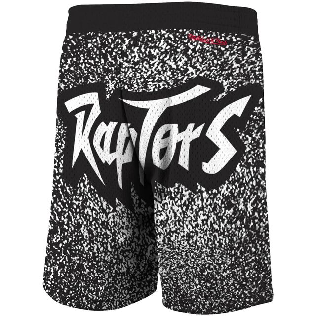 Shop Mitchell & Ness Toronto Raptors Big Face 2.0 Shorts  SHORBW19147-TRABLCK black