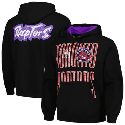 Sweat à capuche noir Mitchell & Ness pour hommes des Raptors de Toronto Hardwood Classics OG 2.0