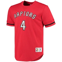Men's Mitchell & Ness Chris Bosh Red Toronto Raptors 2003 Mesh Name Number T-Shirt