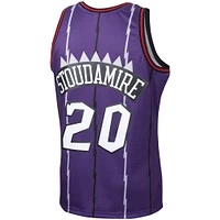 Men's Mitchell & Ness Damon Stoudamire Purple Toronto Raptors 1995/96 Hardwood Classics Swingman Jersey