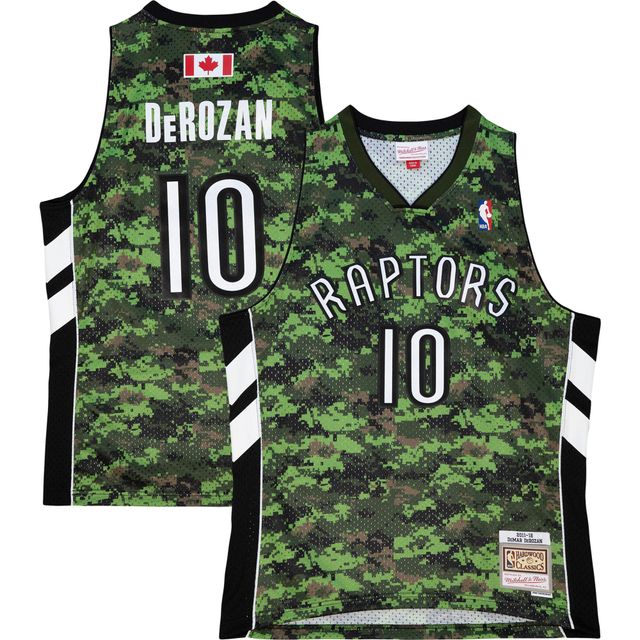 Mitchell & Ness Men's DeMar DeRozan Camo Toronto Raptors 2011-12 Hardwood  Classics Swingman Jersey - Macy's