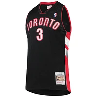 Men's Mitchell & Ness Kyle Lowry Black Toronto Raptors 2012/13 Hardwood Classics Swingman Jersey
